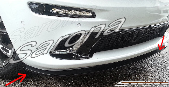 Custom Jeep Grand Cherokee  SUV/SAV/Crossover Front Add-on Lip (2011 - 2016) - $290.00 (Part #JP-001-FA)